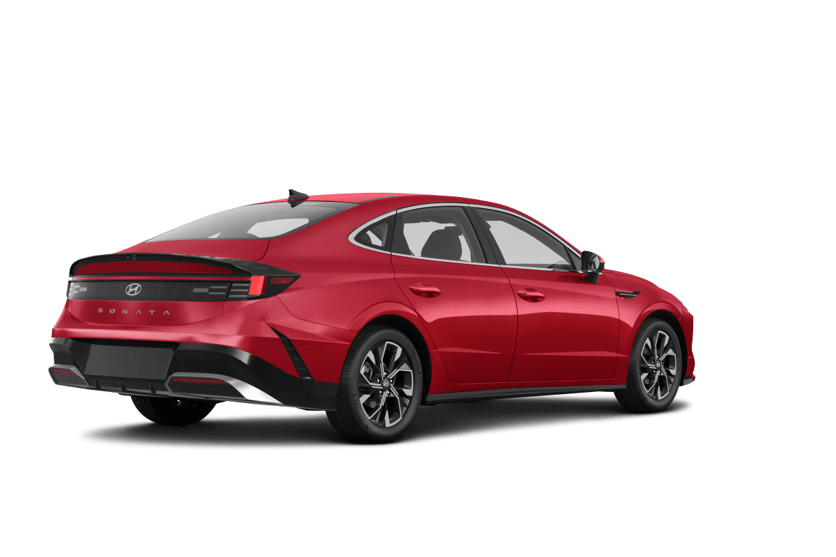 Hyundai Sonata Hybrid - Back view Hyundai Sonata Hybrid - Back view